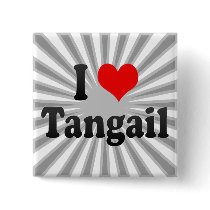 I Love Tangail, Bangladesh Pinback Buttons