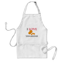 I Love Tangerines aprons by foodshirts I Love Tangerines aprons