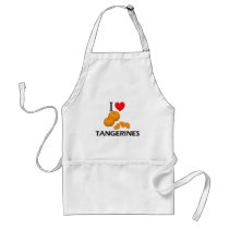 I Love Tangerines aprons by foodshirts I Love Tangerines aprons