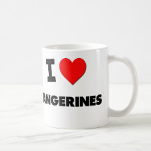 I Love Tangerines ( Food ) Coffee Mug