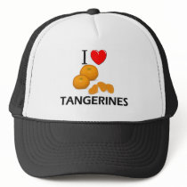 I Love Tangerines hats by foodshirts I Love Tangerines hats