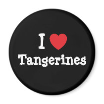 I love Tangerines heart T-Shirt magnets by funnycustomtshirts I love Tangerines heart T-Shirt magnets