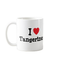 I love Tangerines heart T-Shirt mugs by funnycustomtshirts I love Tangerines heart T-Shirt mugs