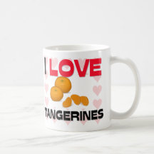 I Love Tangerines Mugs