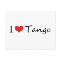 I love tango cool products! postcard