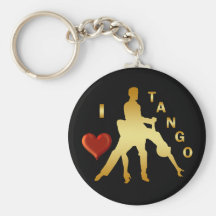 I LOVE TANGO KEYCHAIN