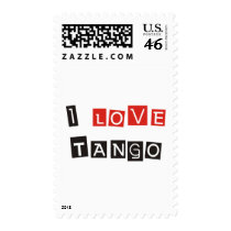 I Love Tango Products & Designs! Postage Stamps