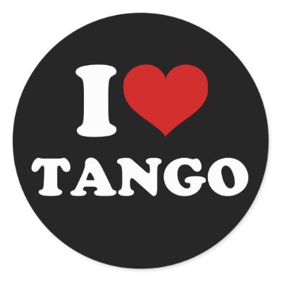 I Love Tango stickers