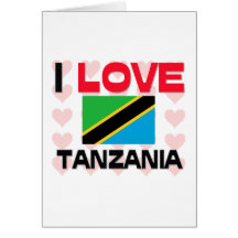 I Love Tanzania Card
