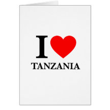 I Love Tanzania Cards