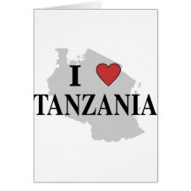 I Love Tanzania Cards