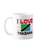 I Love Tanzania mugs