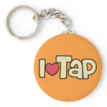 I Love Tap keychains