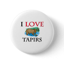 I Love Tapirs buttons