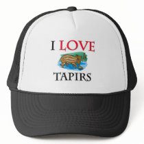 I Love Tapirs Hats