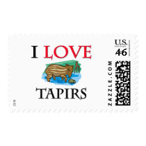 I Love Tapirs Stamps