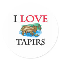 I Love Tapirs stickers by tshirtshirts I Love Tapirs stickers