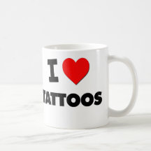I love Tattoos Mug