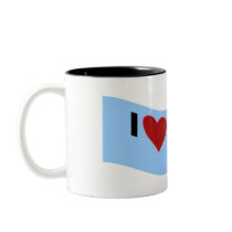 i love tatttoos ribbon look mugs