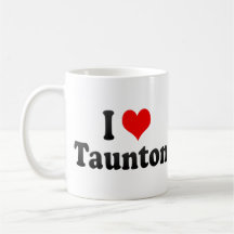 I Love Taunton, United States Mug
