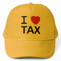 I Love Tax hats