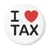 I Love Tax magnets