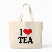 I Love Tea Canvas Bags