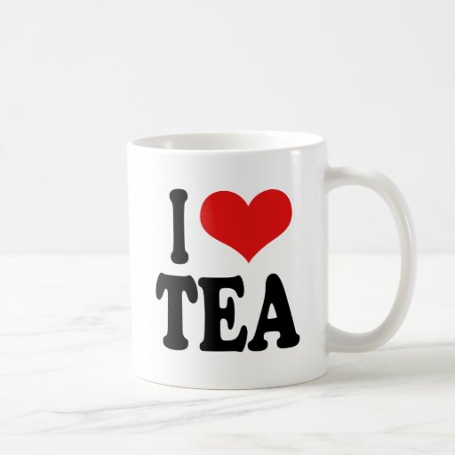 I Love Tea Coffee Mugs