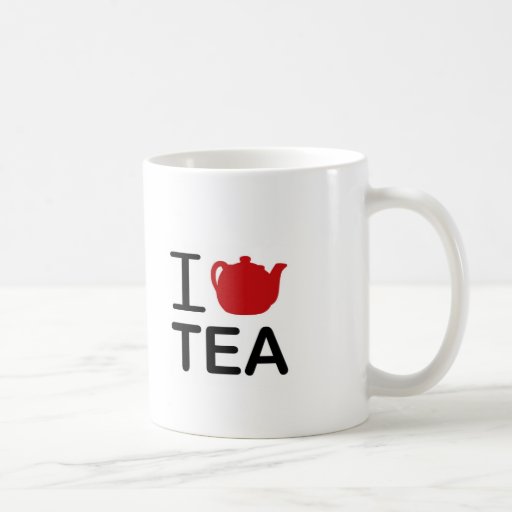 I Love Tea Coffee Mugs