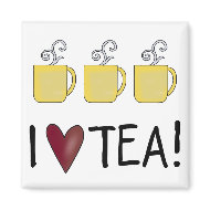 I Love Tea magnet