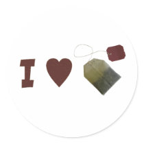 I love Tea Stickers