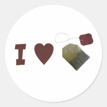 I love Tea Stickers