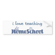 i Love teaching homeschool bumper stickers by Just2Cute i Love teaching homeschool bumper stickers