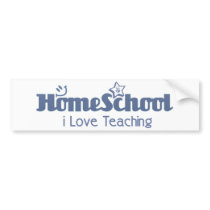 i Love teaching homeschool bumper stickers by Just2Cute i Love teaching homeschool bumper stickers