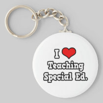 I Love Teaching Special Ed Keychain