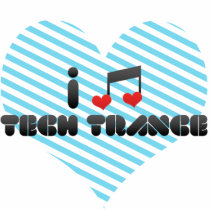 I Love Tech Trance Cut Out