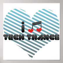 I Love Tech Trance Print