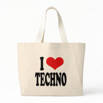 I Love Techno bags