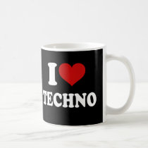 I Love Techno Mugs