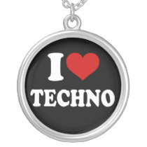 I Love Techno Pendants