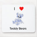 I Love Teddy Bears mousepads by towalj I Love Teddy Bears mousepads