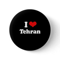 I Love Tehran Tshirt White Tshirt Pins