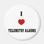 I Love Telemetry Alarms Fridge Magnets