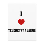 I Love Telemetry Alarms Postcards