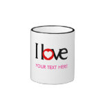 I love Template Text Mug