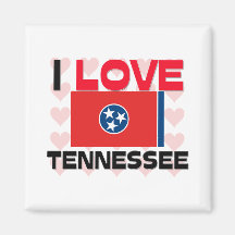 I Love Tennessee Fridge Magnet
