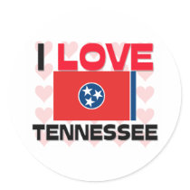 I Love Tennessee stickers by tshirtshirts I Love Tennessee stickers