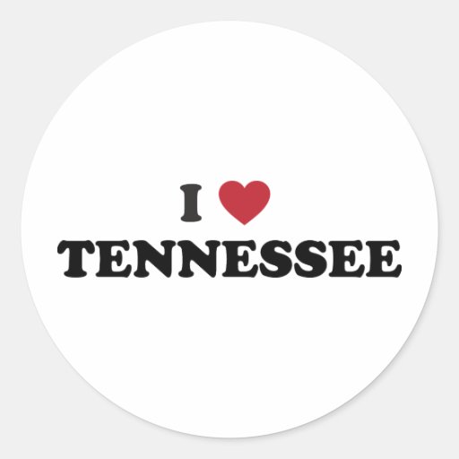 I Love Tennessee Stickers
