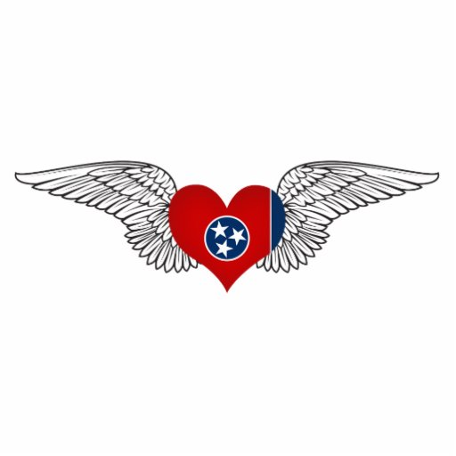 I Love Tennessee -wings Cut Out