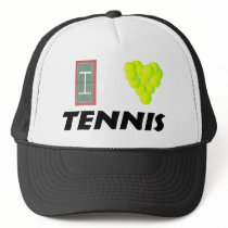 I love tennis trucker hat